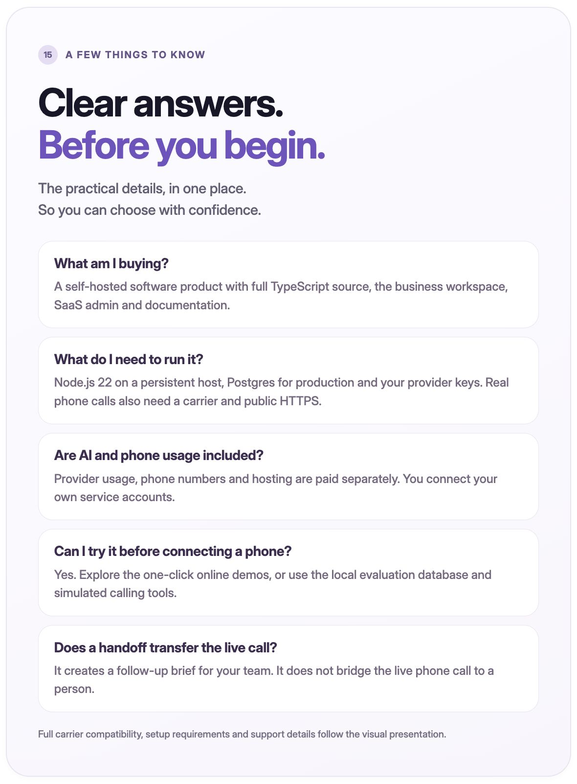 Reception AI — buyers guide